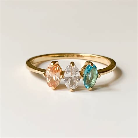 etsy birthstone rings